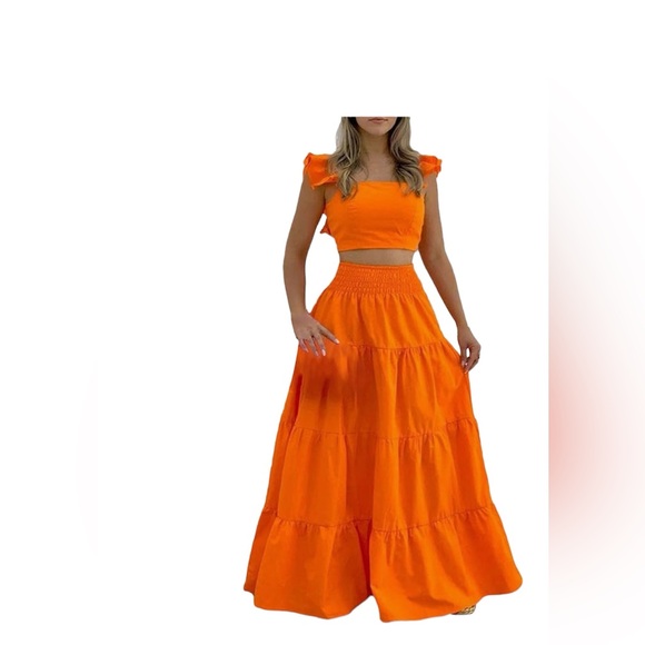 AFEWGKID Other - AFEWGKID
Women's Trendy Mid Waist Sling Swing Skirt Set Size |M|NEW!!